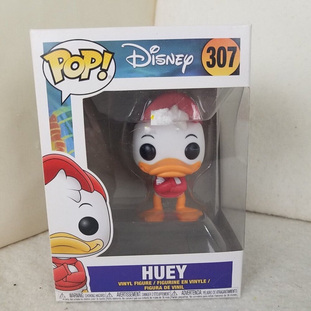 Funko Pop! Huey Duck #307 Disney vinyl figurine‎ Ducktales red sweater